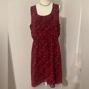 Cute High-low multicolored dress. Mossimo brand.  Excellent condition